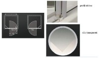 Roltechnik sprchové dveře TDN1 900 výplň transparent rám stříbrný 726-9000000-01-02
